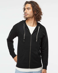 Independent Trading Co. Icon Lightweight Loopback Terry Full-Zip Hooded Sweatshirt | SS1000Z - The Lemon Print & Design Studio 