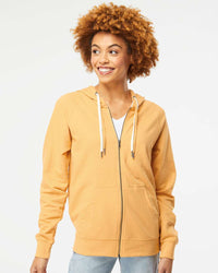 Independent Trading Co. Icon Lightweight Loopback Terry Full-Zip Hooded Sweatshirt | SS1000Z - The Lemon Print & Design Studio 