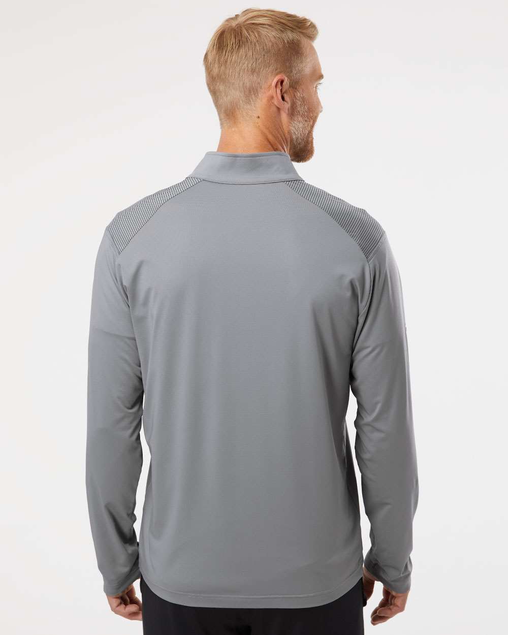 Adidas Men's Ultimate365 Lightweight Shoulder Stripe Quarter-Zip Pullover A520