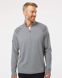 Adidas Men's Ultimate365 Lightweight Shoulder Stripe Quarter-Zip Pullover A520
