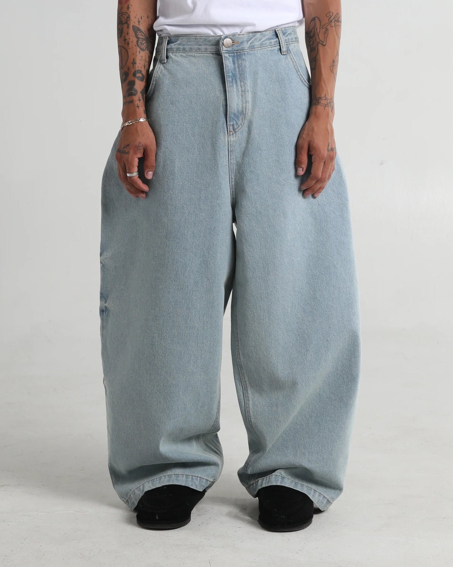 Shaka Wear Balloon Denim Pants