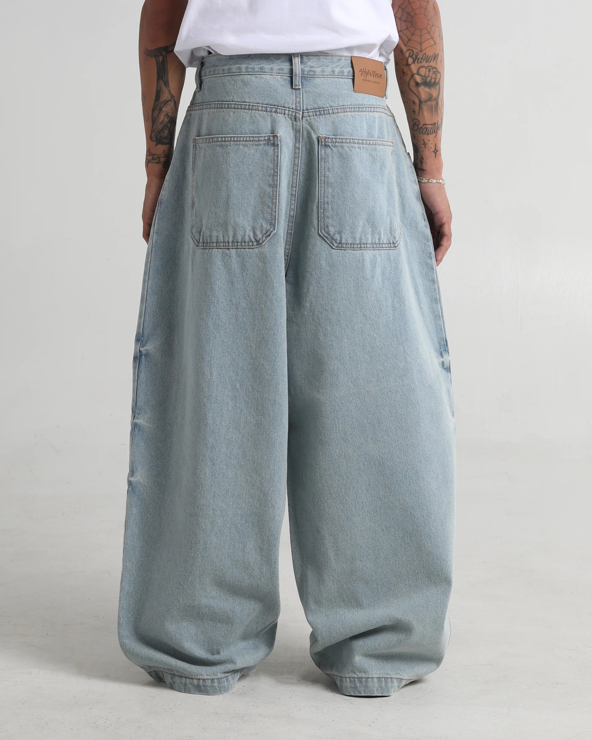 Shaka Wear Balloon Denim Pants