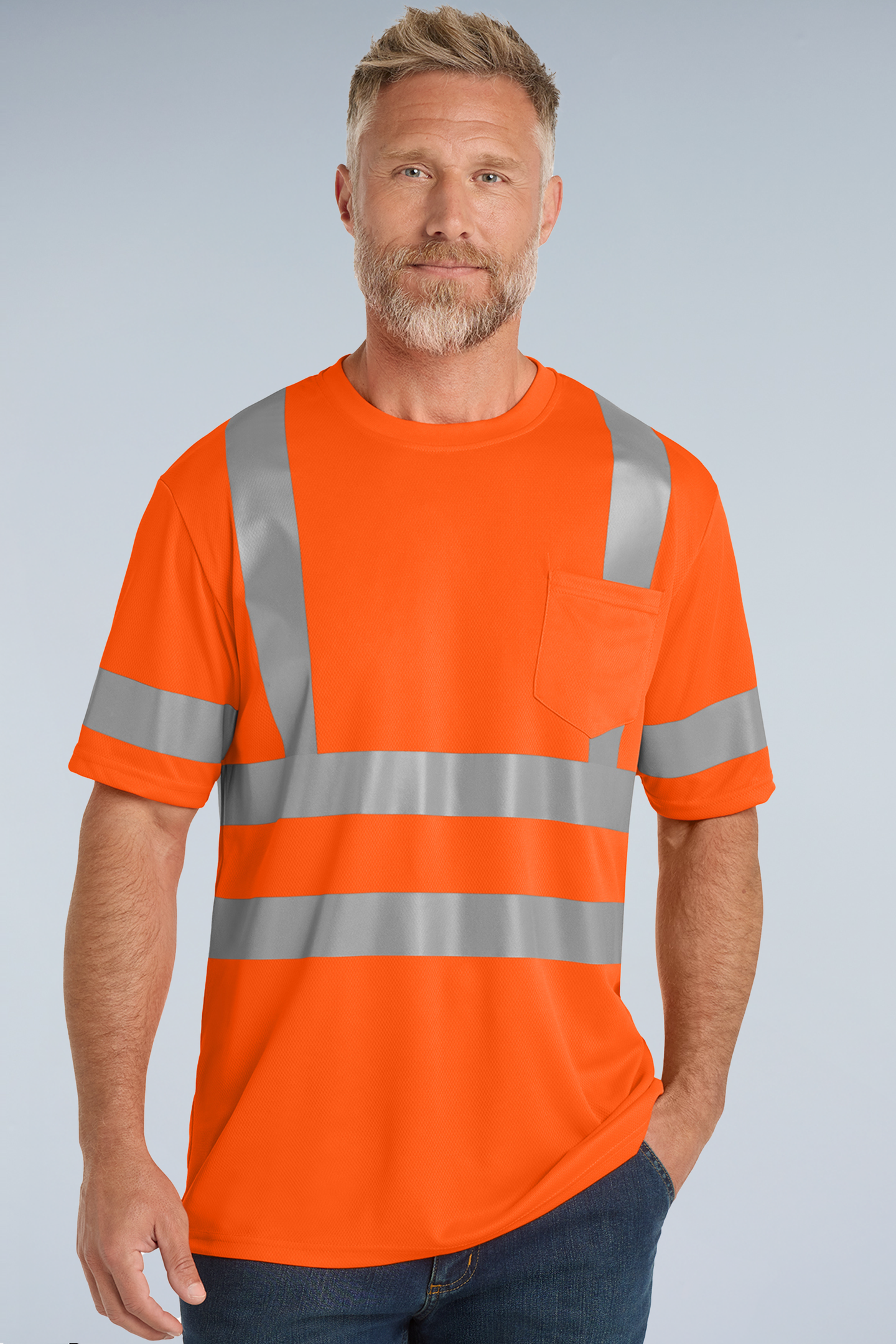 CornerStone® ANSI 107 Class 3 Mesh Tee | CS202 - The Lemon Print & Design Studio 