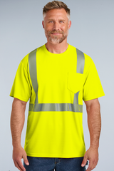 CornerStone® ANSI 107 Class 2 Segmented Tape Tee| CS204 - The Lemon Print & Design Studio 