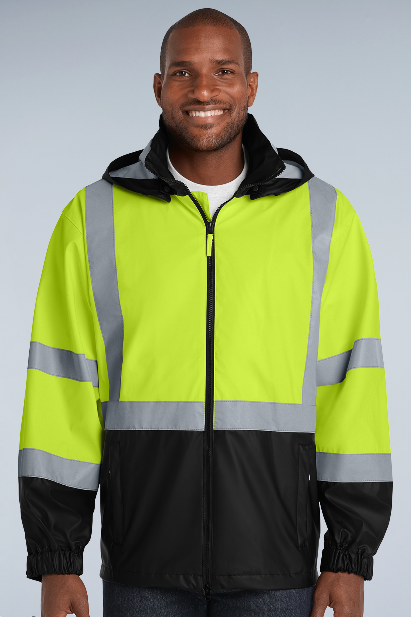 CornerStone® - ANSI 107 Class 3 Safety Windbreaker | CSJ25 - The Lemon Print & Design Studio 