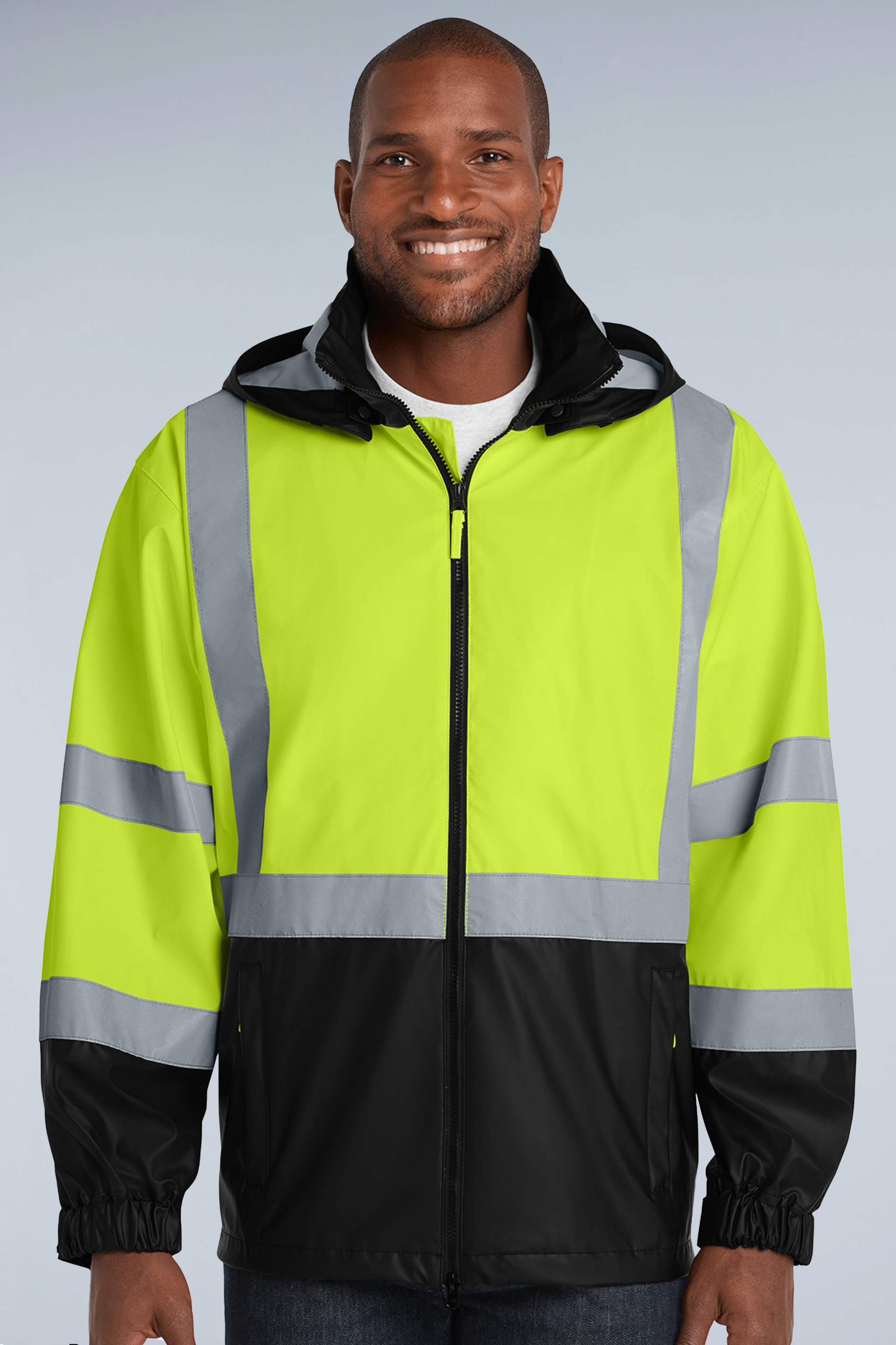 CornerStone® - ANSI 107 Class 3 Safety Windbreaker | CSJ25 - The Lemon Print & Design Studio 