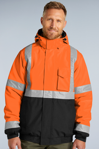 CornerStone® ANSI 107 Class 3 Economy Waterproof Insulated Bomber Jacket | CSJ500 - The Lemon Print & Design Studio 