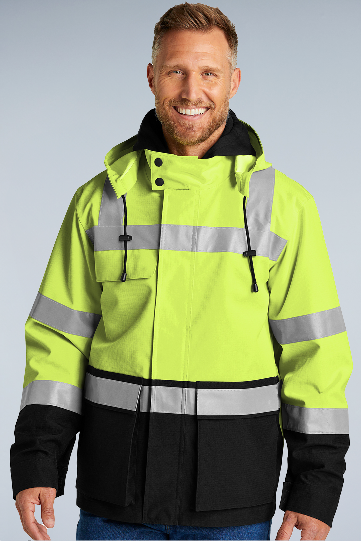 CornerStone® ANSI 107 Class 3 Waterproof Ripstop 3-In-1 Parka | CSJ502 - The Lemon Print & Design Studio 