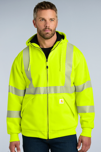 Carhartt® ANSI 107 Class 3 Lined Full-Zip Sweatshirt | CT104988 - The Lemon Print & Design Studio 