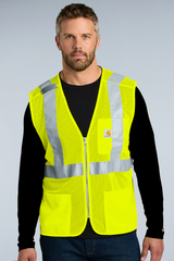 Carhartt® ANSI Class 2 Mesh Zip-Front Vest | CT106171 - The Lemon Print & Design Studio 