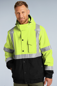 CornerStone® ANSI 107 Class 3 Waterproof Insulated Ripstop Bomber Jacket | CSJ501 - The Lemon Print & Design Studio 
