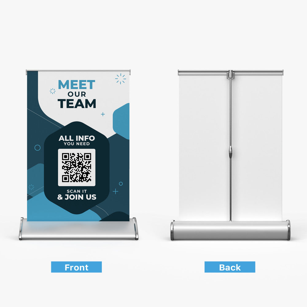 Table Top Banner Stand - The Lemon Print & Design Studio 