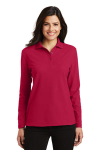 Port Authority ®  Women's Silk Touch™ Long Sleeve Polo.  L500LS