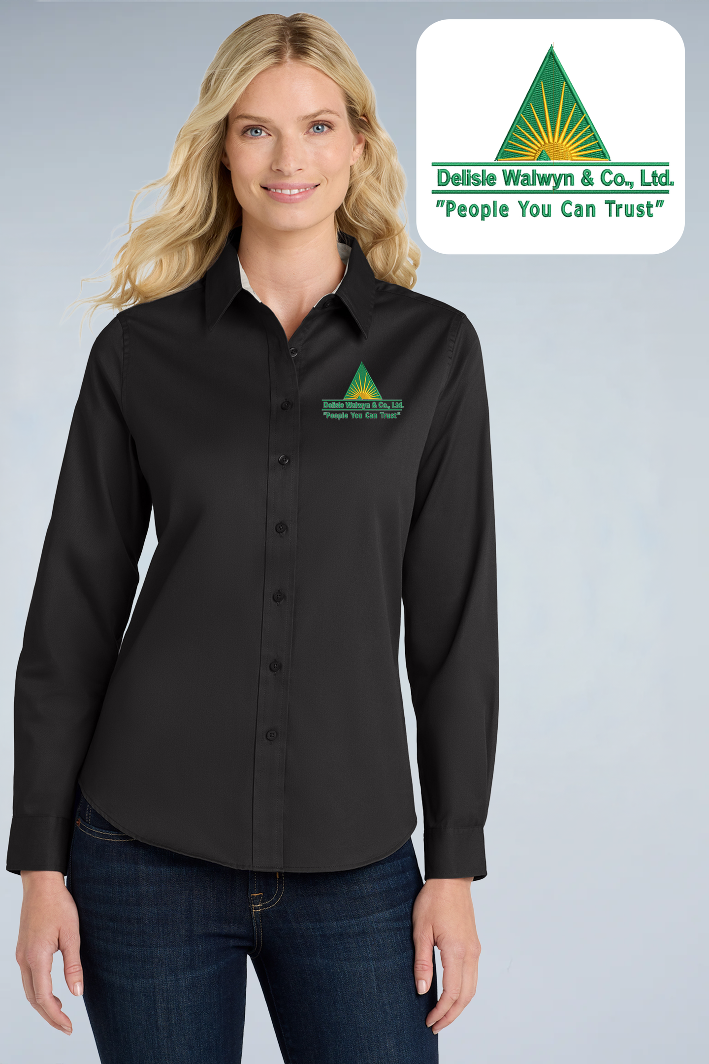 Delisle Walwyn & Co., Ltd. - Port Authority ®  Women's Long Sleeve Easy Care Shirt.  L608