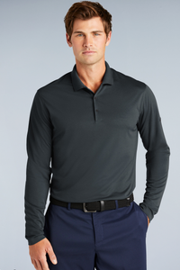 Nike Dri-FIT Micro Pique 2.0 Long Sleeve Polo | NKDC2104 - The Lemon Print & Design Studio 