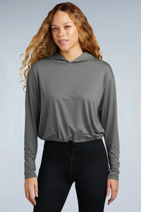 LNEA229 New Era® Women's Power Long Sleeve Hoodie
