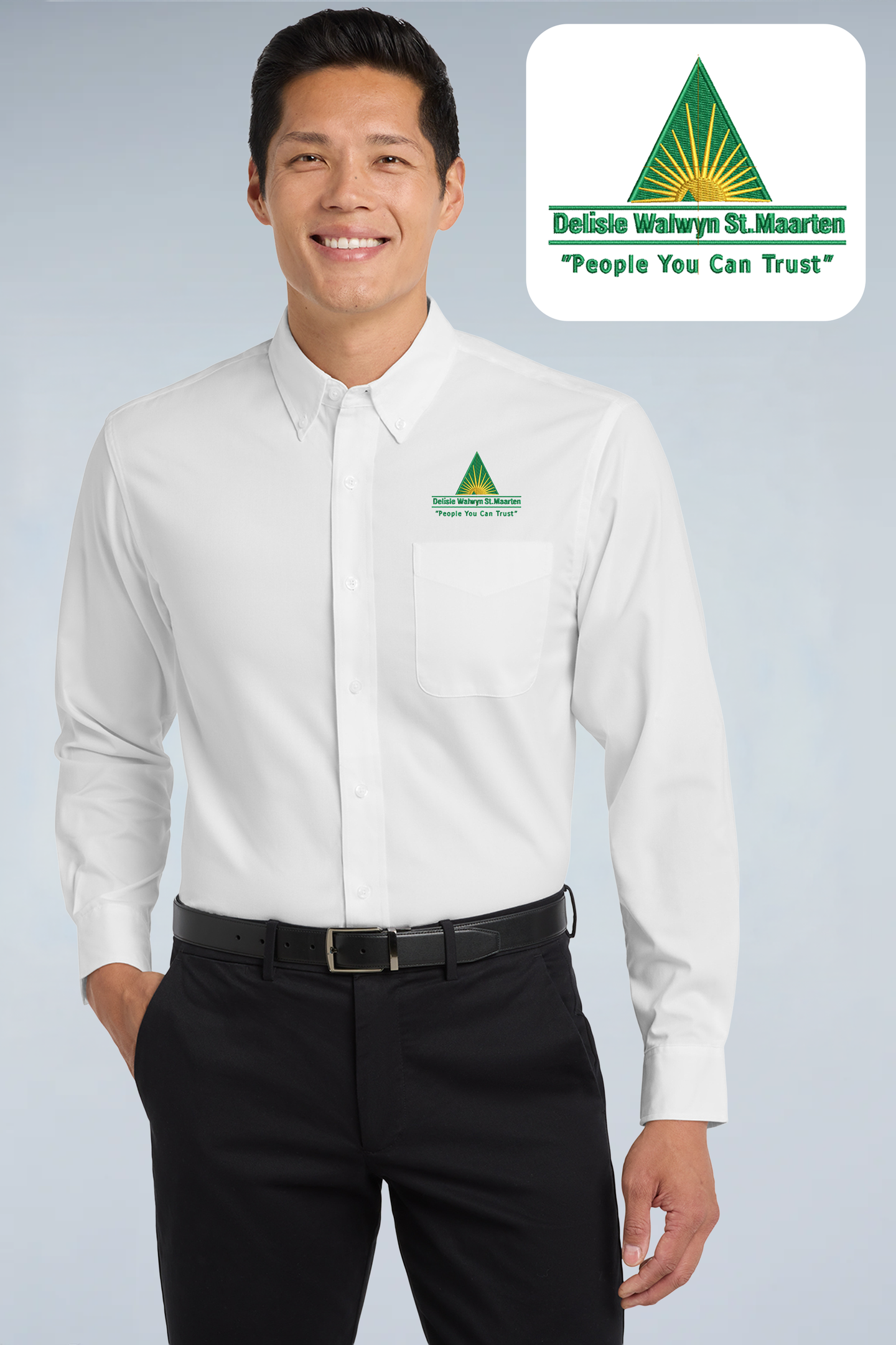 Delisle Walwyn St.Maarten - Port Authority ®  Long Sleeve Easy Care Shirt S608