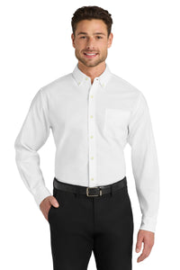 Port Authority  ®   Untucked Fit SuperPro  ™  Oxford  S651