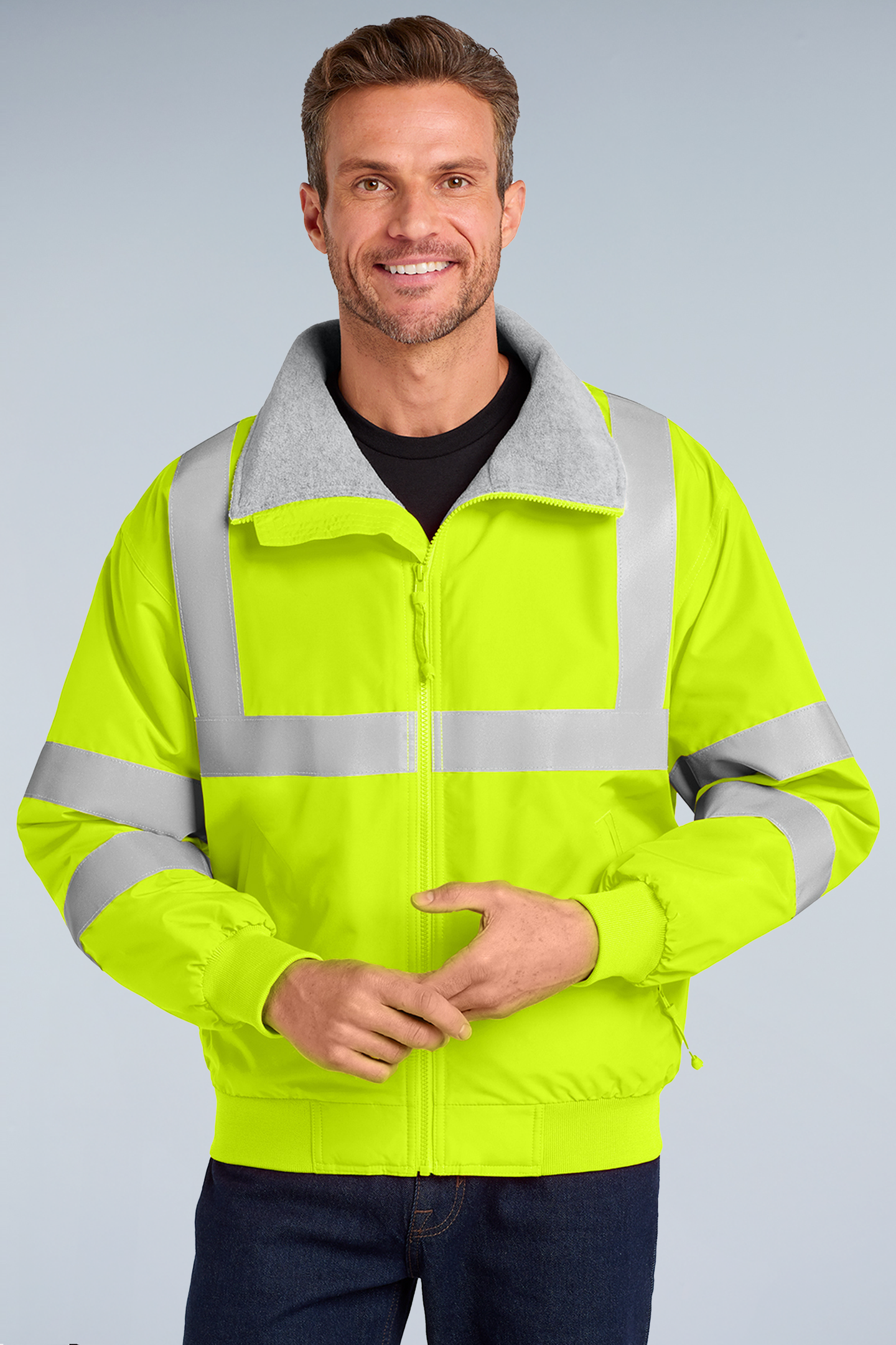 Port Authority® Enhanced Visibility Challenger™ Jacket with Reflective Taping | SRJ754 - The Lemon Print & Design Studio 