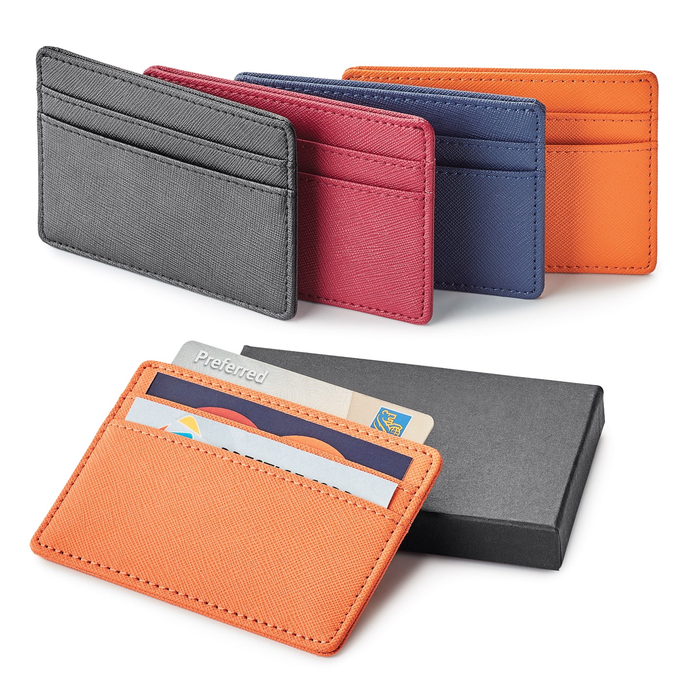 Toscano Genuine Leather Rfid Card Holder