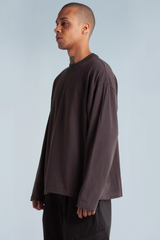 Shaka Wear Unisex Max Heavyweight Oversized Long Sleeve T-Shirt - SHMOL