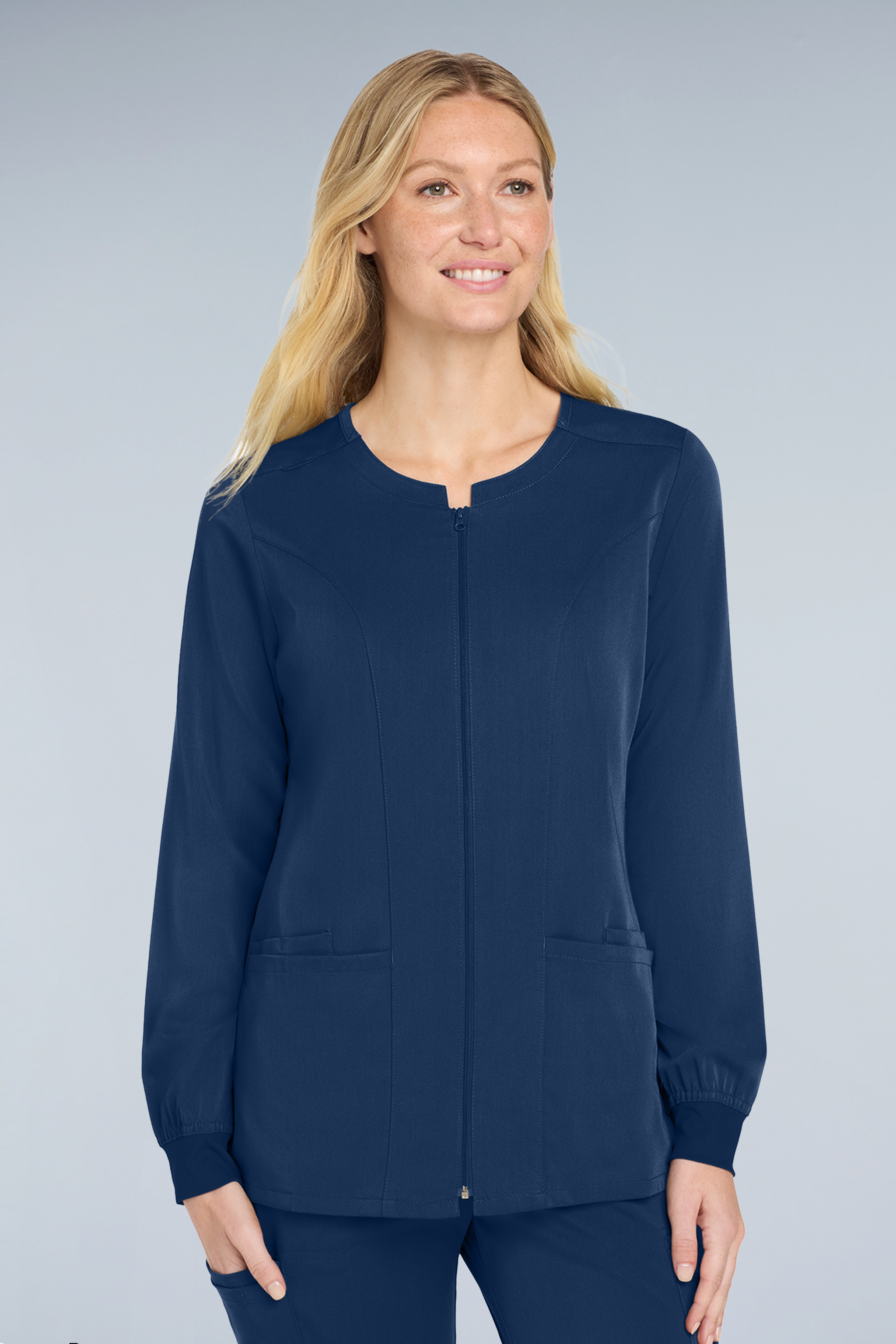 Wink® Women’s Premiere Flex™ Full-Zip Scrub Jacket | WW4088 - The Lemon Print & Design Studio 