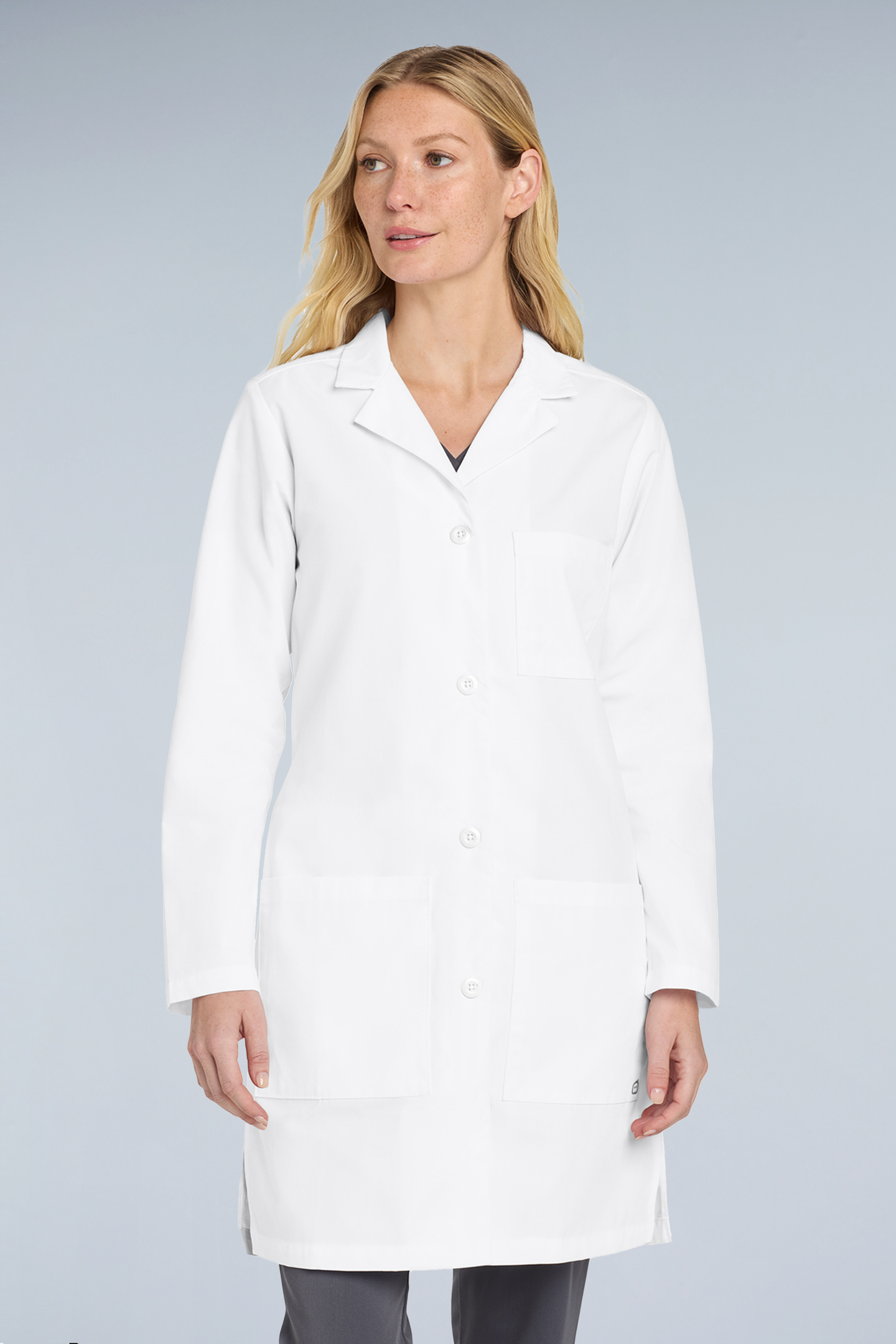 Wink® Women’s Long Lab Coat | WW4172 - The Lemon Print & Design Studio 