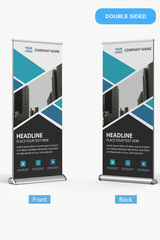 Deluxe Retractable Roll-Up Banner Stand - The Lemon Print & Design Studio 