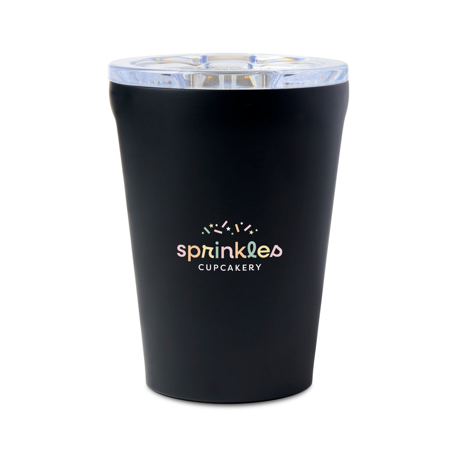 CORKCICLE® Tumbler - 12 Oz. - Matte Black | Custom Branded | Lemon Print
