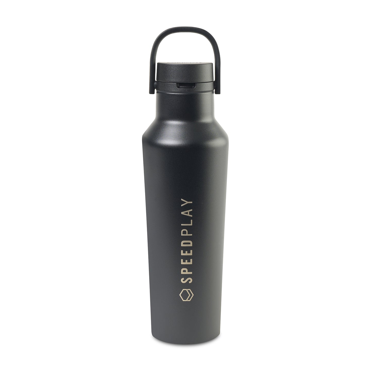 CORKCICLE® Sport Canteen - 20 Oz. - Matte Black | Custom Branded | Lemon Print