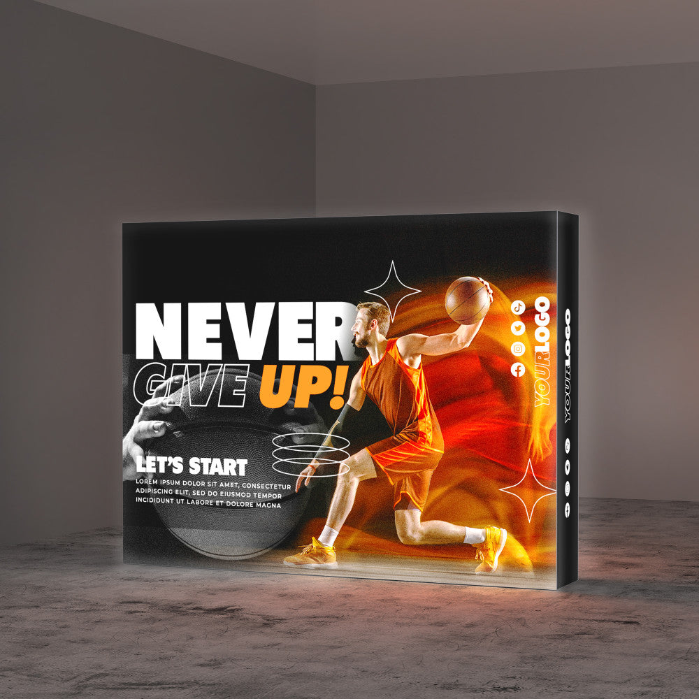 10ft SEG Backlit Popup Display – Illuminated Trade Show Wall