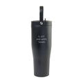 CORKCICLE® Go Cup XL - 30 Oz. - Matte Black | Custom Branded | Lemon Print