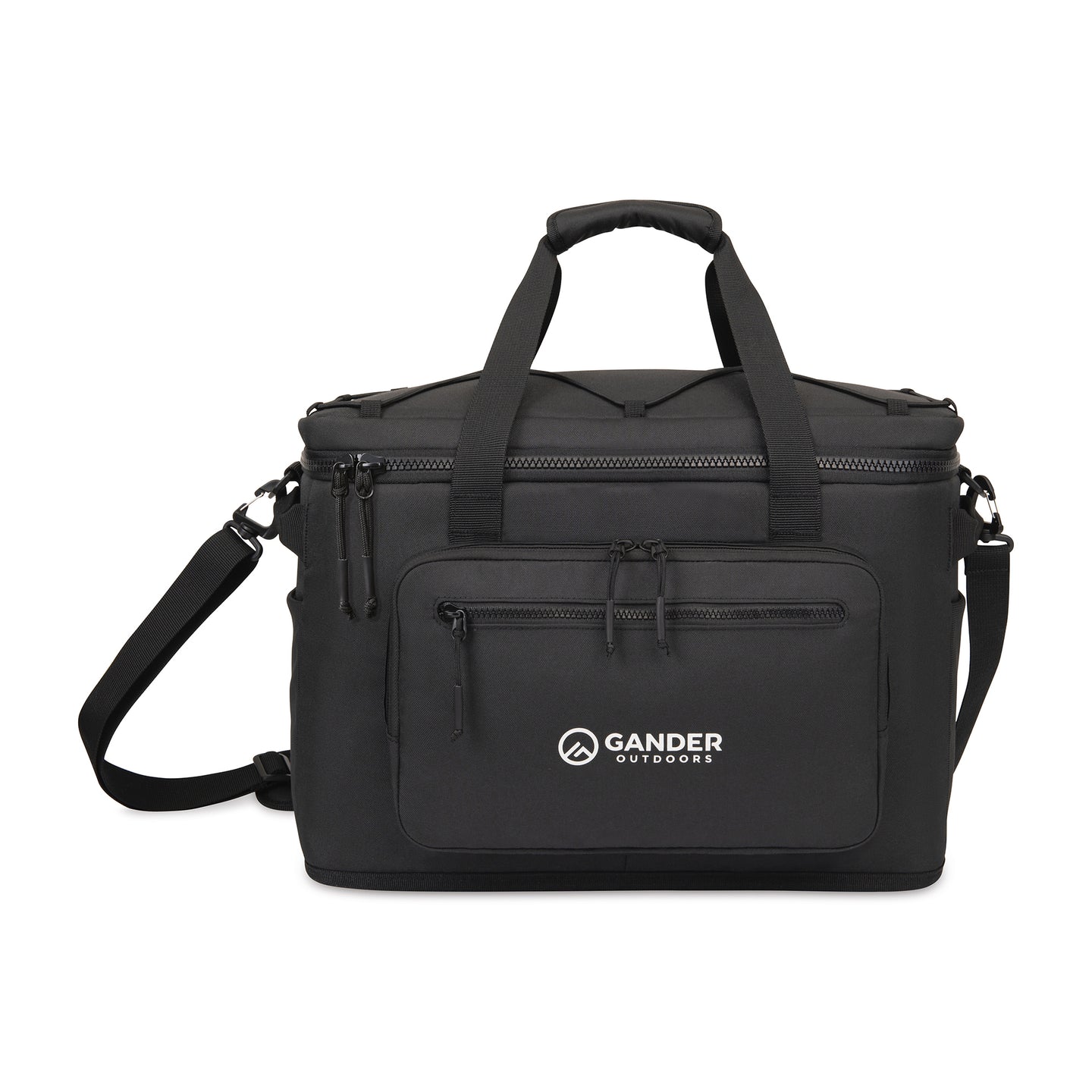 Acadia Recycled rPET XL Box Cooler - Black | Custom Branded | Lemon Print