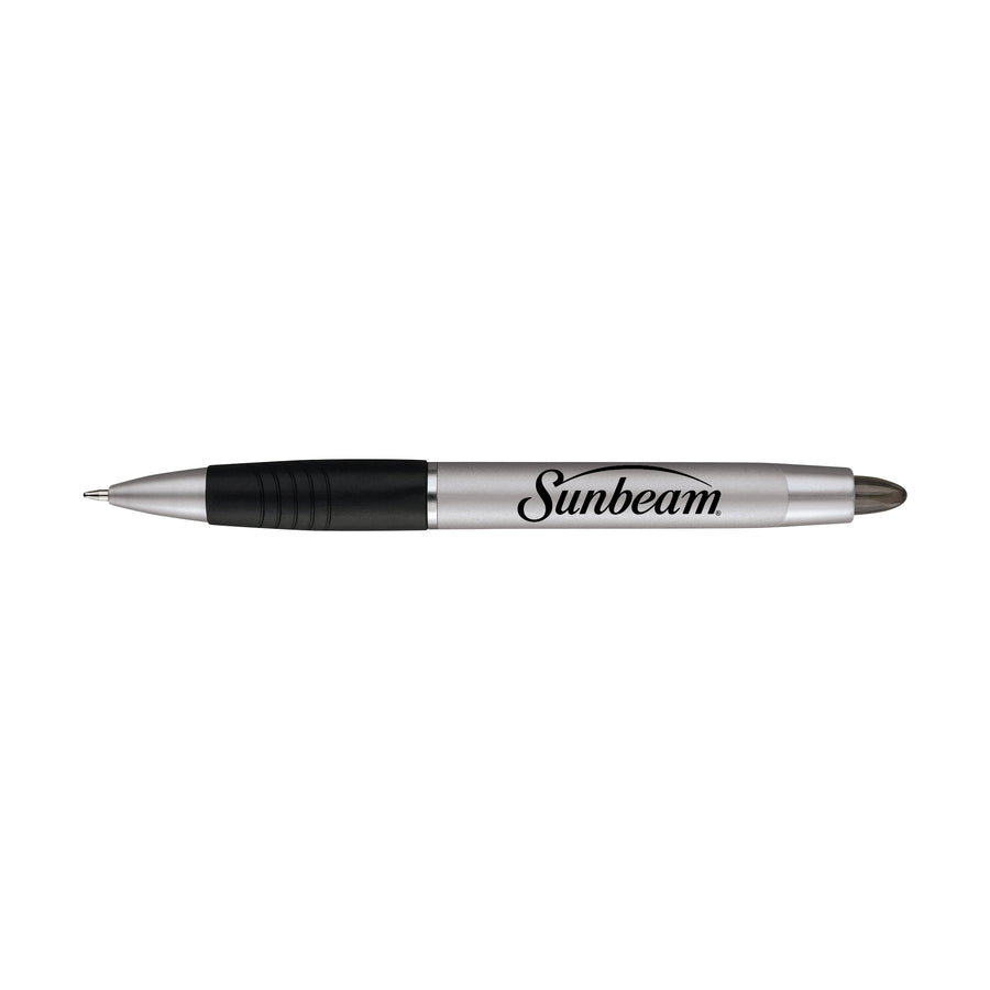Paper Mate® Element Pearlized Barrel - Black Ink - Metallic Silver | Custom Branded | Lemon Print