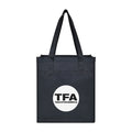 Arlo Recycled rPET Deluxe Shopper - Black | Custom Branded | Lemon Print
