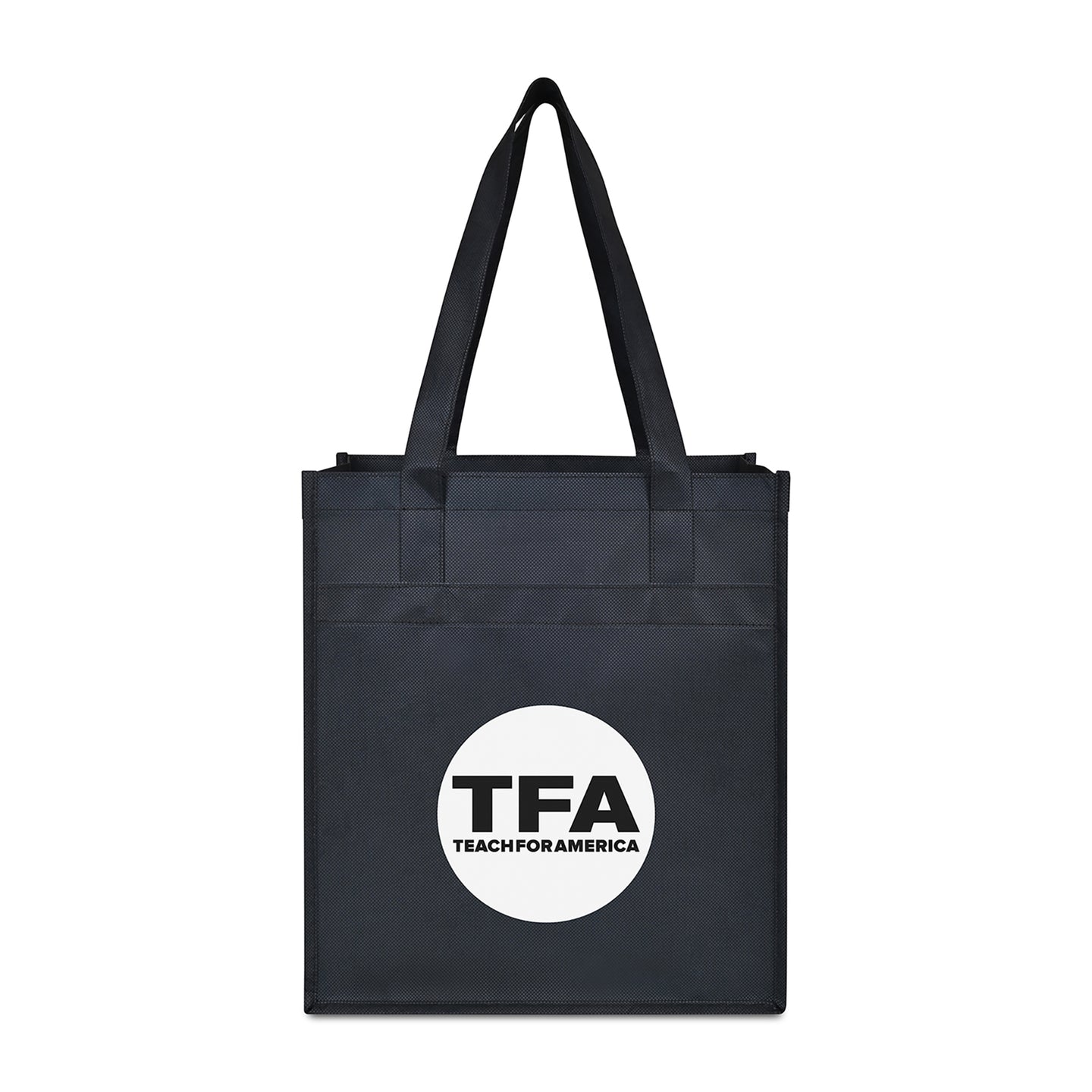 Arlo Recycled rPET Deluxe Shopper - Black | Custom Branded | Lemon Print