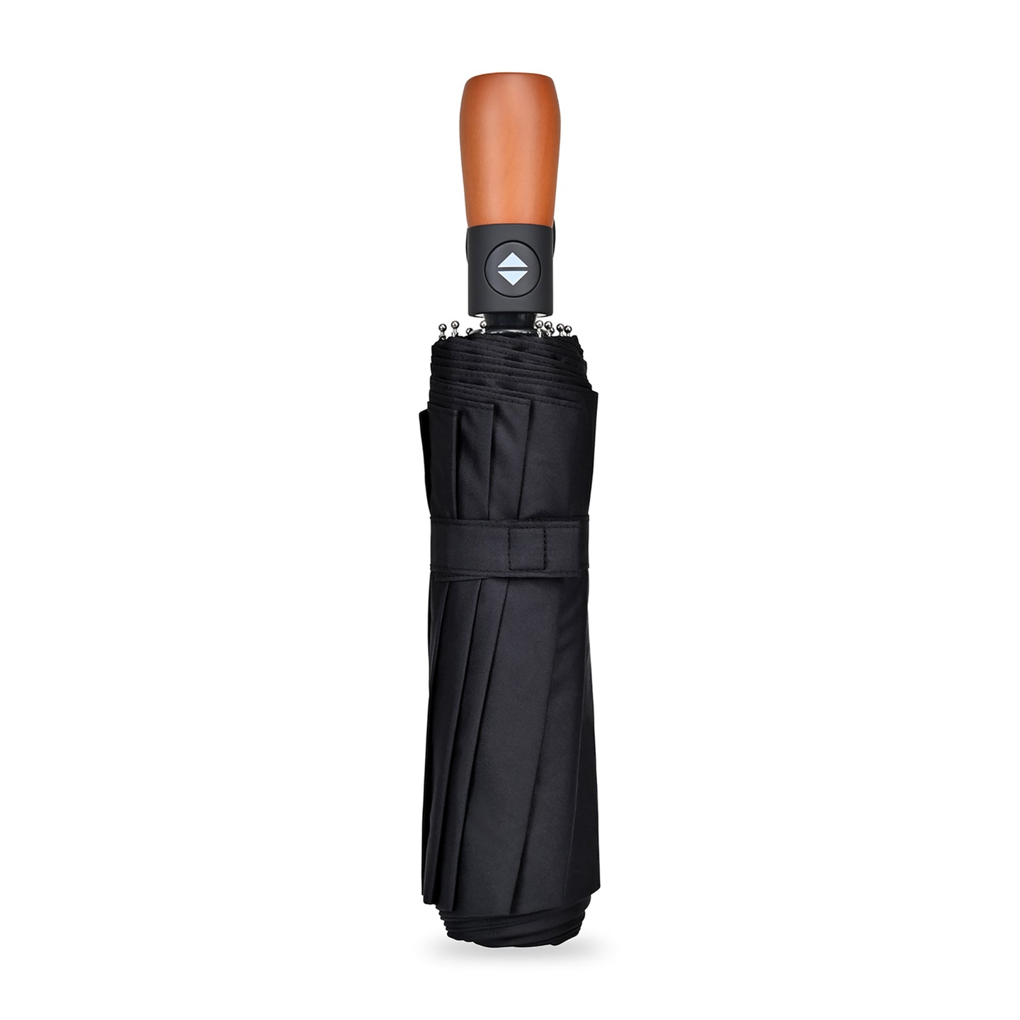 Elements 46" Recycled rPET Auto Open/Close Folding Umbrella