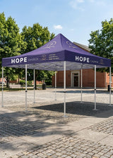 20ft x 20ft Custom Canopy Tent - Printed Outdoor Event Tent