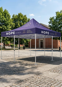 20ft x 20ft Custom Canopy Tent - Printed Outdoor Event Tent
