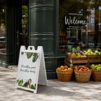 Deluxe Signicade Sidewalk Sign – Black or White Frame