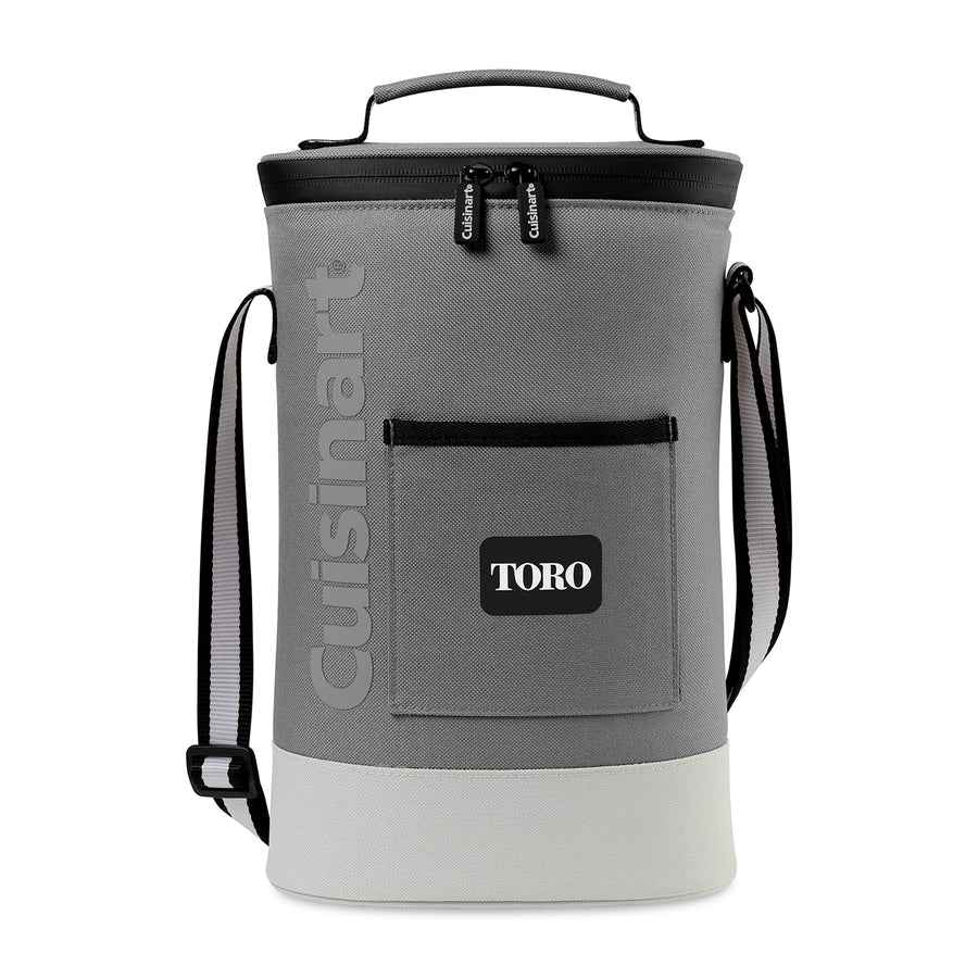 Cuisinart Outdoors® Bottle Cooler Tote - Medium Grey | Custom Branded | Lemon Print