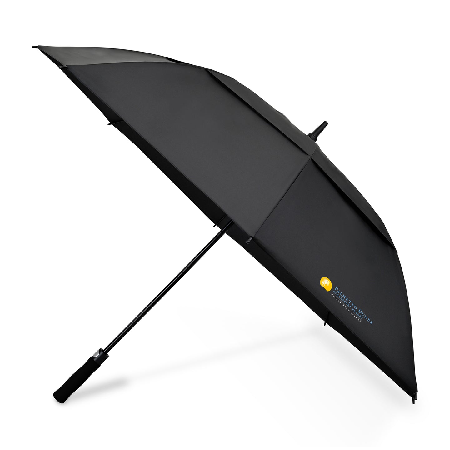 Elements 60" Recycled rPET Auto Open Dual Canopy Golf Umbrella