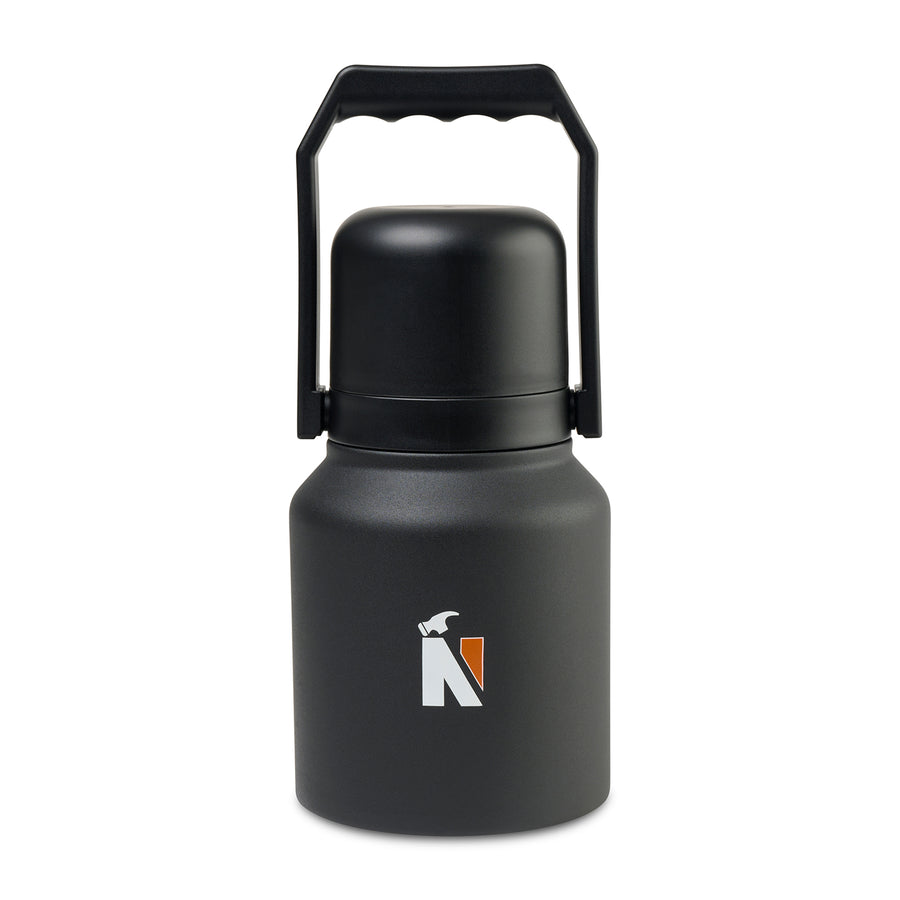 Heritage Supply Pro Thermos Bottle - 44 Oz. - Black | Custom Branded | Lemon Print