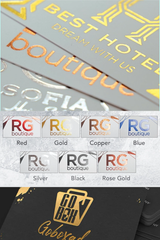 Metallic Foil Accent Business Cards