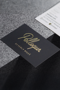 Metallic Foil Accent Business Cards