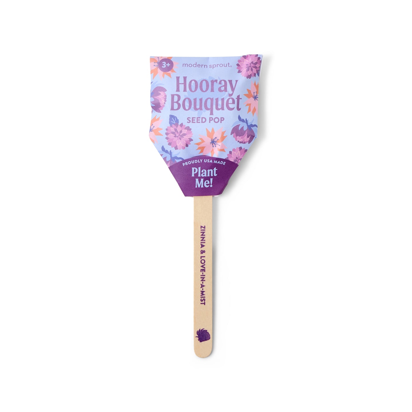 Modern Sprout Flower Pop Trio Pouch