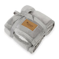 Minkie Sherpa Baby Blanket - Elephant | Custom Branded | Lemon Print