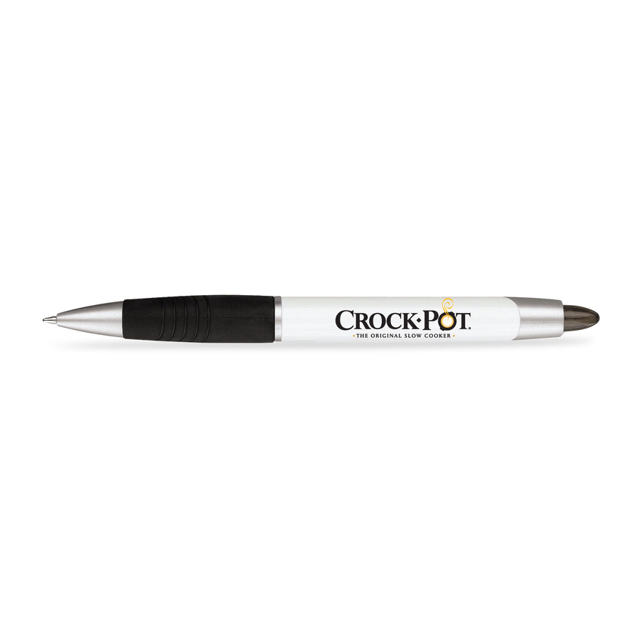 Paper Mate® Element White Barrel - Black Ink - Black | Custom Branded | Lemon Print
