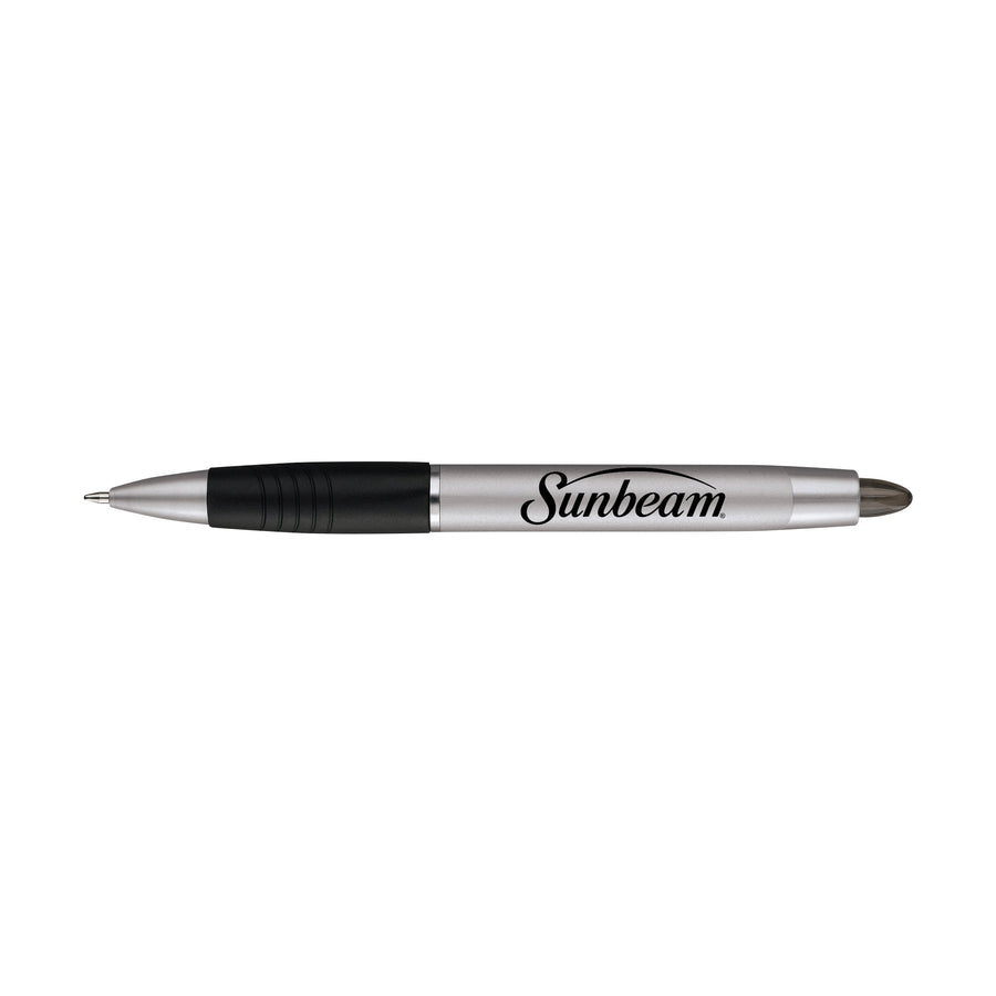Paper Mate® Element Pearlized Barrel - Blue Ink - Metallic Silver | Custom Branded | Lemon Print