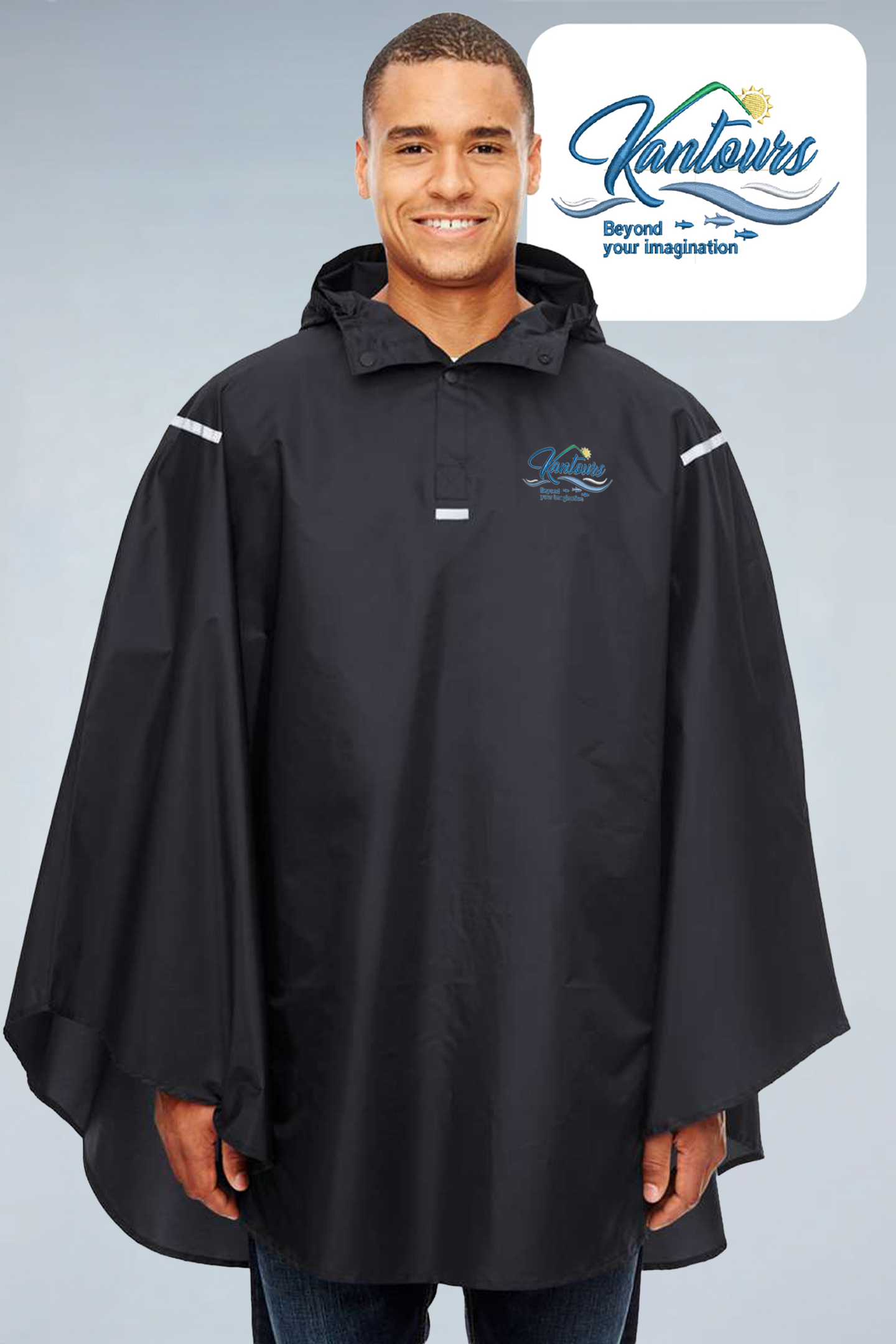 Kantours Port Authority - Unisex Zone Protect Packable Poncho